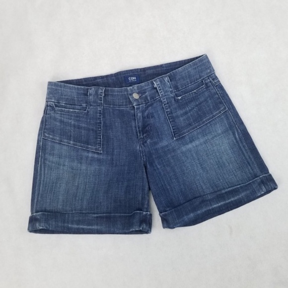 CITIZENS HUMANITY Cuffed Distressed Jean Shorts - Picture 7 of 7